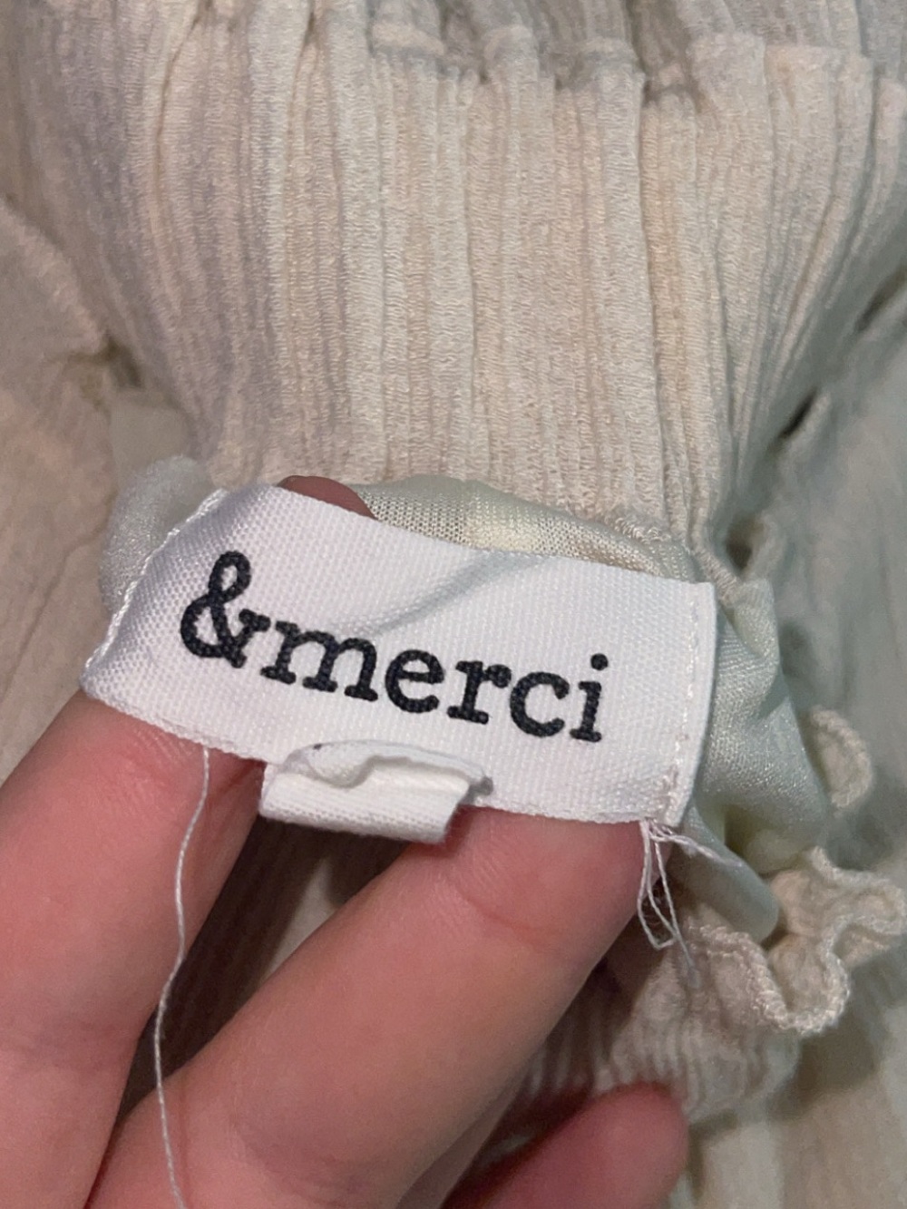 Women's Cream Tie-Shoulder Maxi Dress - Cream - Picture 3 of 3